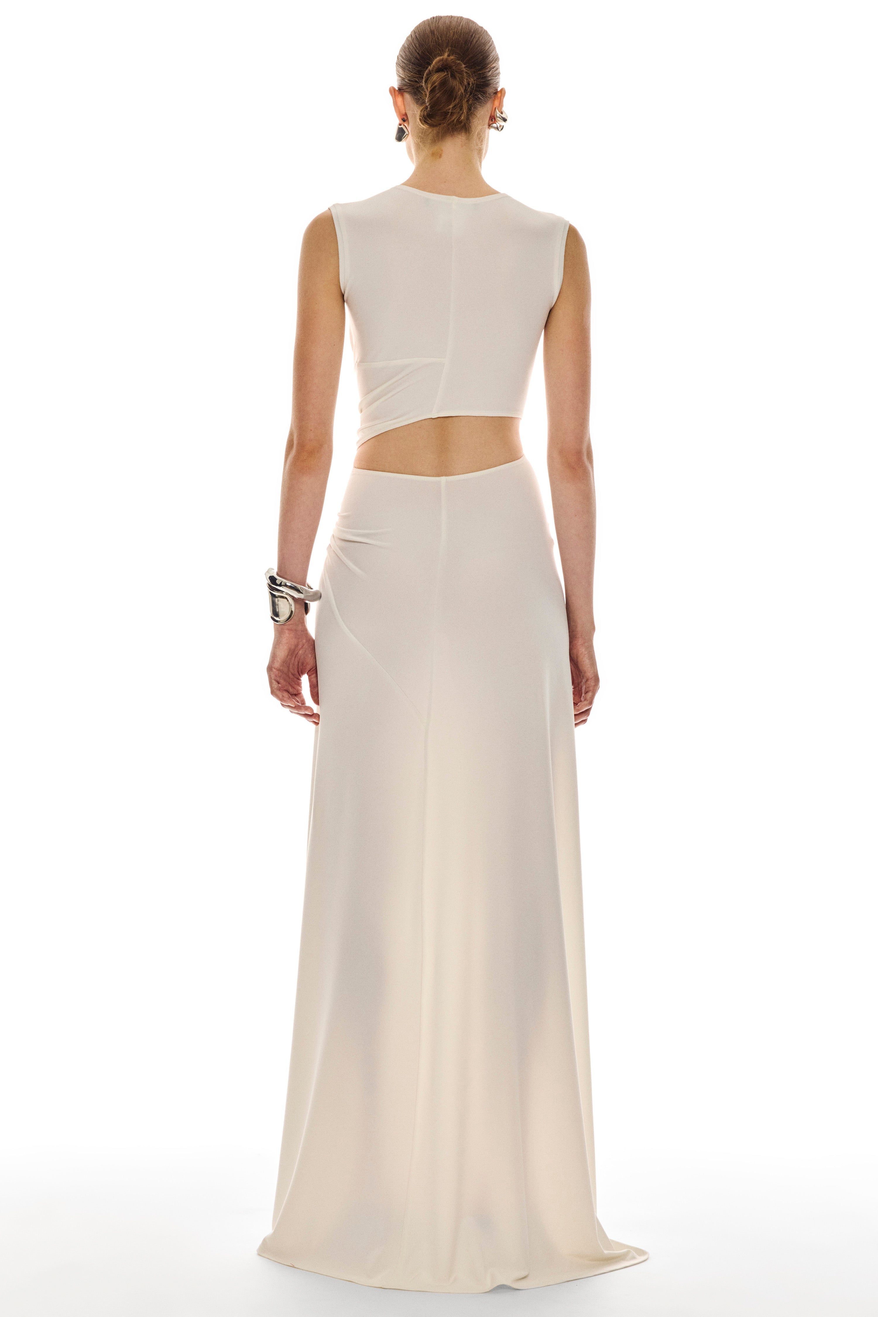 Crepe Triple Loop Dress Sid Neigum Crepe Triple Loop Dress Sid Neigum